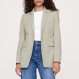 New BR 98% Wool Siena Slim Blazer Hazy Sage 12, L $250